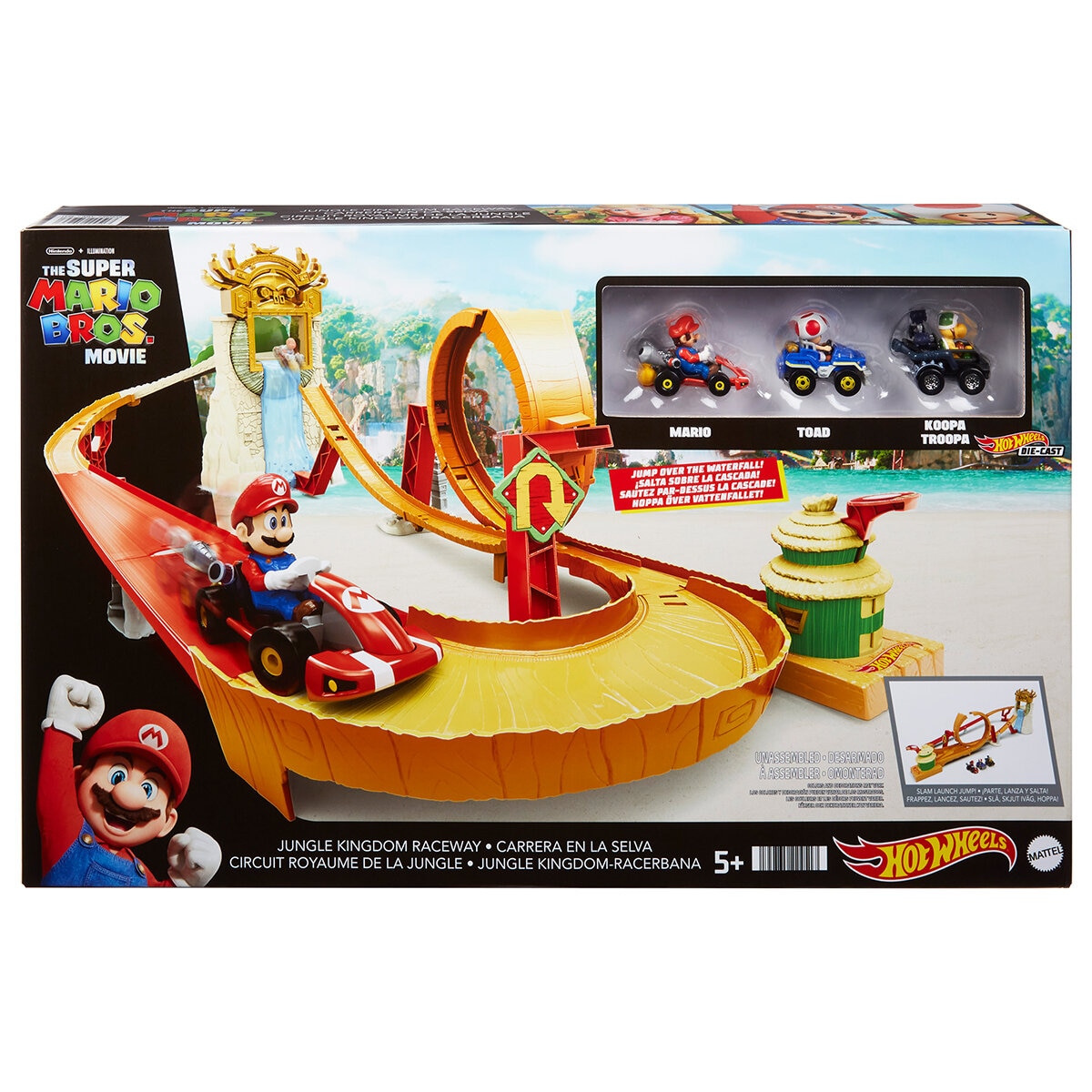 Hot Wheels Super Mario Bros Pista Carrera en La Selva