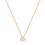 Dije de Diamante Solitario 0.50ctw, Oro Amarillo 14K