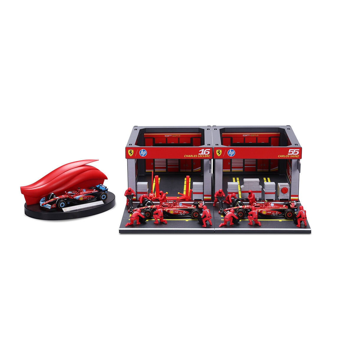 Juego de Equipo de Carreras Fórmula 1 1:43, Ferrari