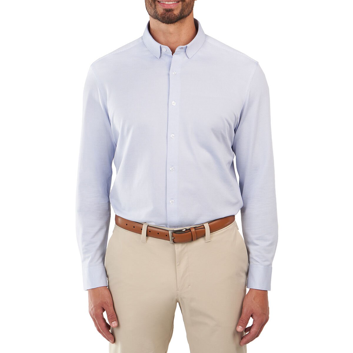 Kirkland Signature Camisa para Caballero Azul Extra Grande
