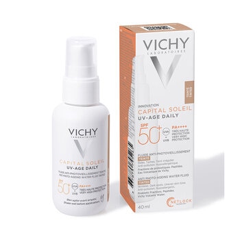 Vichy Bloqueador Solar Anti Edad FPS 50+, 14ml