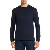 Weatherproof Vintage Playera de manga larga para Caballero Azul Mediana