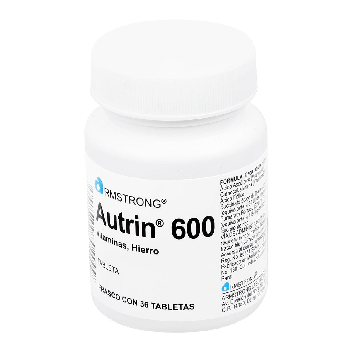 Autrin 600mg  36 Tabletas