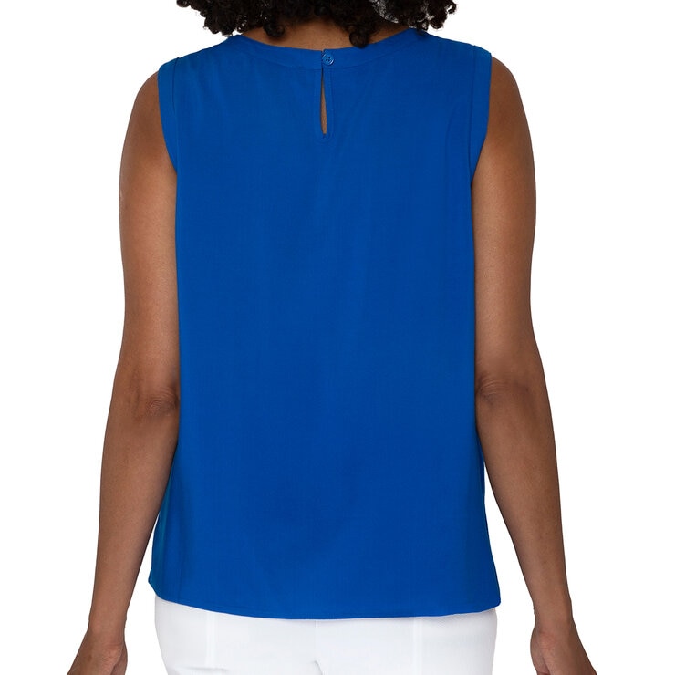 Mario Serrani Italy Blusa para Dama Azul Extra Grande