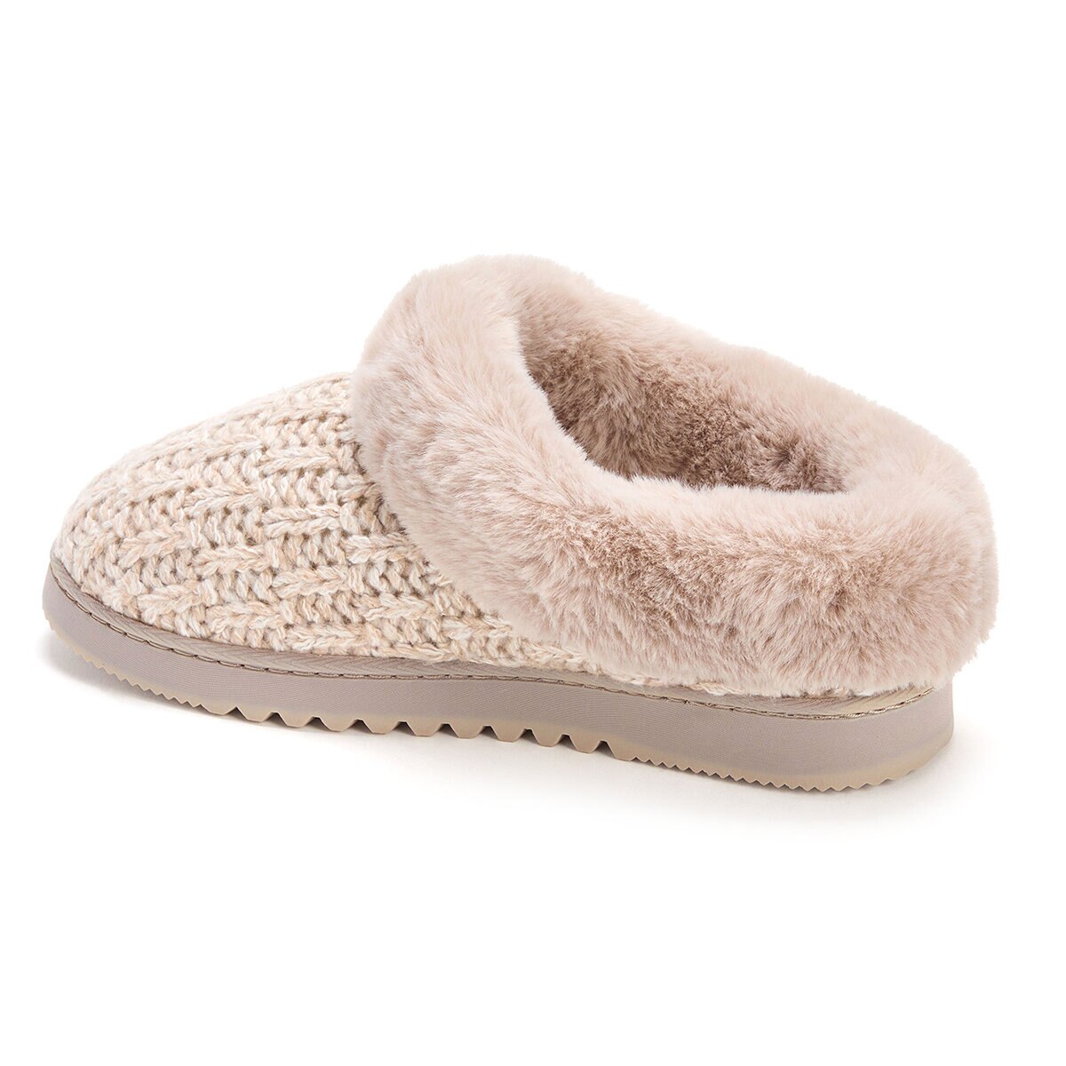 Dearfoams Pantufla para Dama Café Chica (23 cm / 23.5 cm)