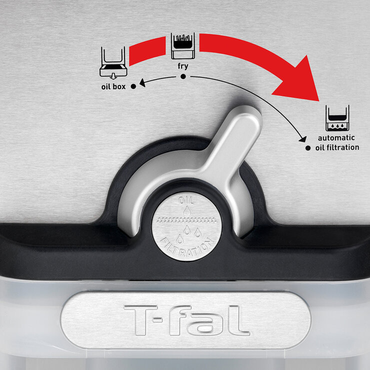 T-Fal, Freidora de Aceite Ultimate EZ Clean, 3.5 Litros