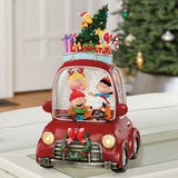 Coche Festivo Giratorio con Luces LED, Peanuts