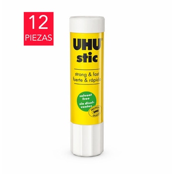 UHU Lápiz Adhesivo 21 gramos 12 Piezas