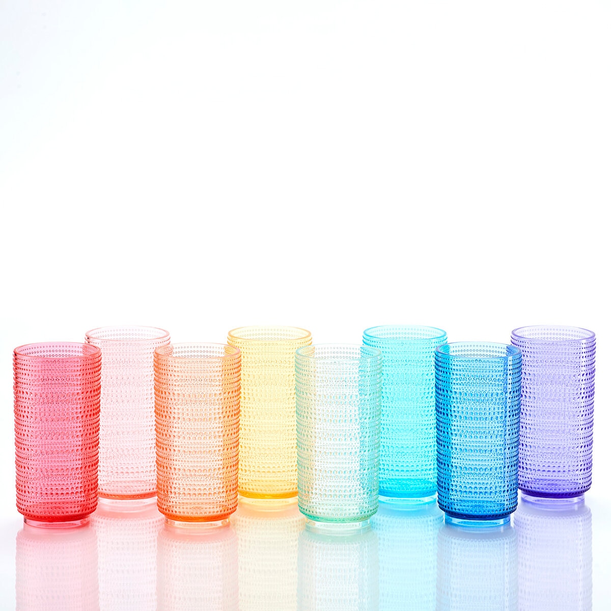 Juego de Vasos de Acrílico 8 piezas