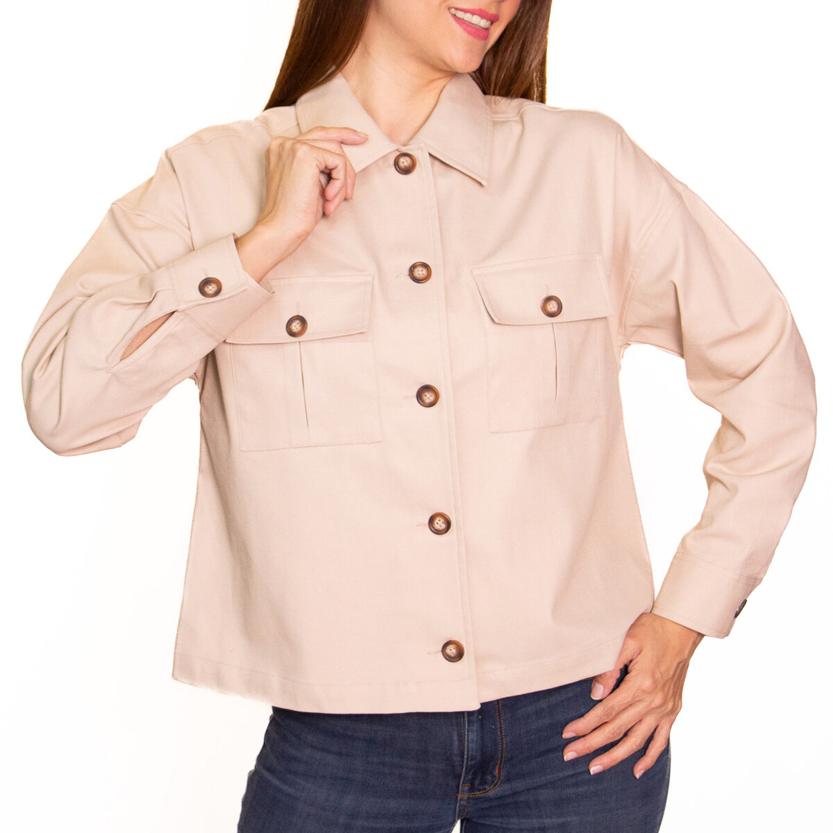 Emporio Colombo , Sobrecamisa Gabardina para Dama, Varios Colores y Tallas