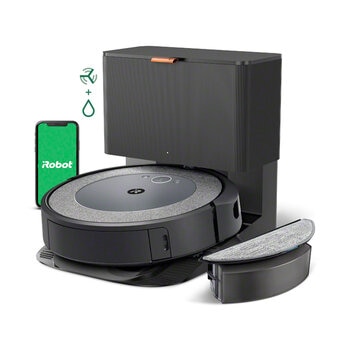 iRobot Roomba Combo i5+ con Depósito, Robot 2 en 1 Trapea y Aspira, Con Conexión WiFi