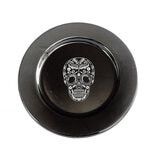 Baro Industrial, Vajilla Peltre, Diseño Calavera, 16 piezas