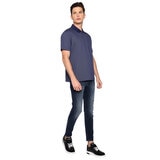 Calvin Klein Polo para Caballero Azul Mediana