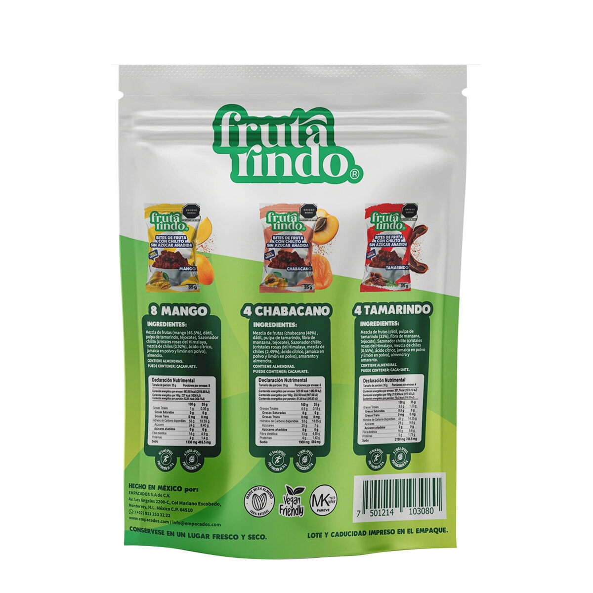 Frutarindo Bites de Fruta Enchilada 16/35 g Frutarindo Bites de Fruta Enchilada 16/35 g