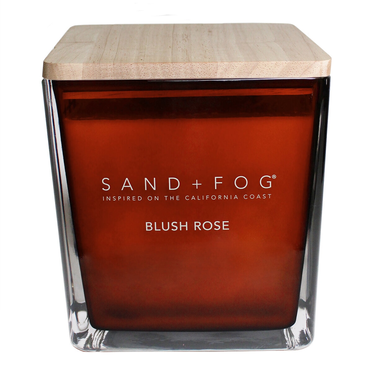 Sand + Fog Vela Aromática de Mezcla de Cera de Soya Resplandor Rosado