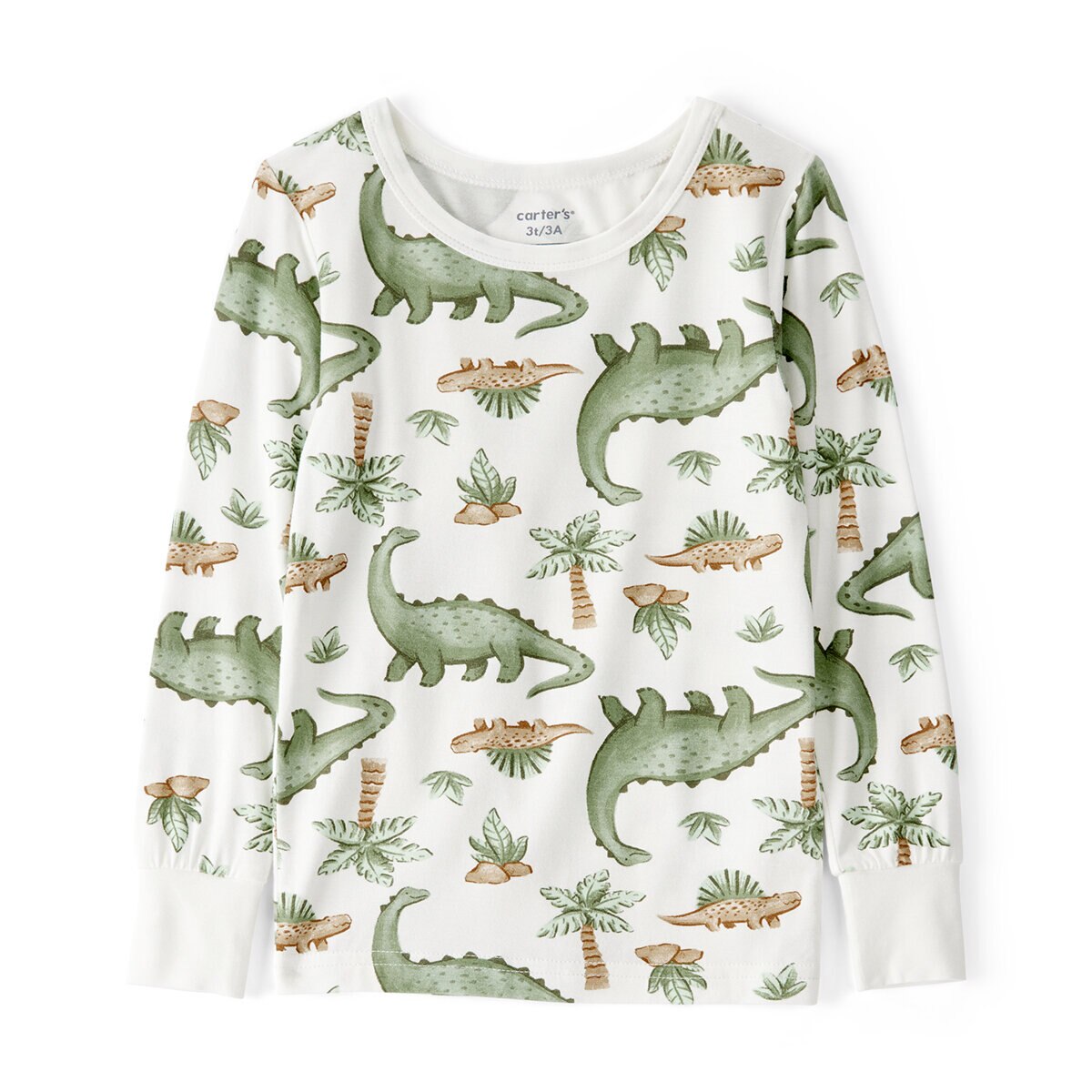 Carter's Pijama de 3 Piezas Para Niños y Niñas Dinosaurios 5 Años