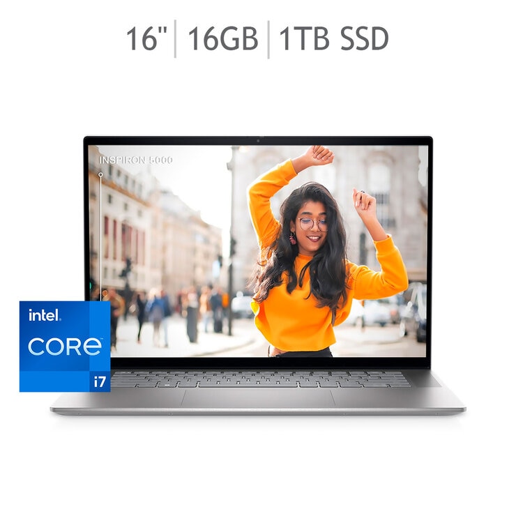 Dell Laptop Inspiron 16" 5620 12th Gen Intel Core i7