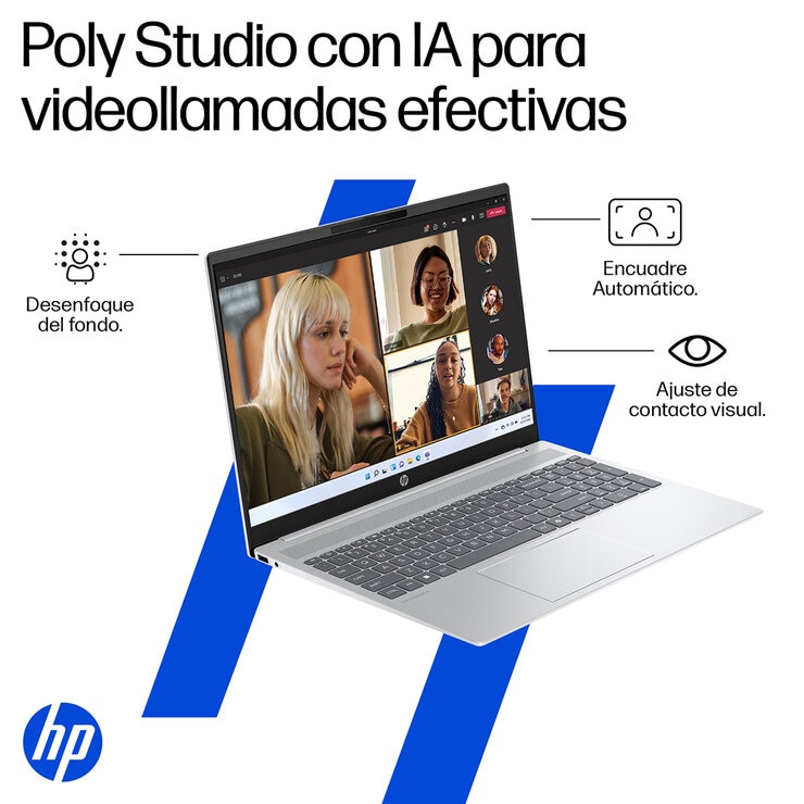 HP 16-af1053la Omnibook 5 AI Laptop 16" 2K OLED Intel Core Ultra 5-225U 16GB 512GB SSD - 12 Meses M365 Personal