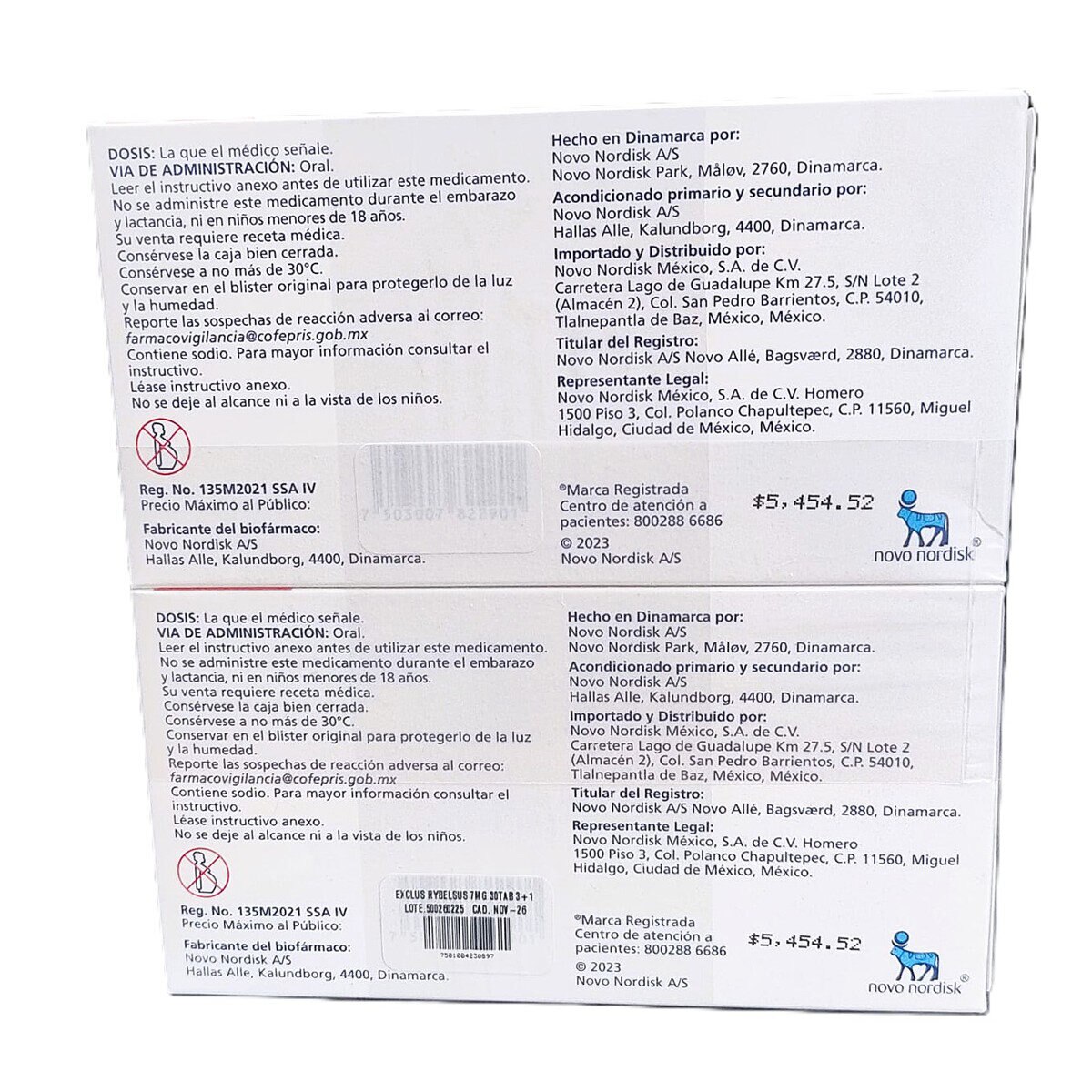 Rybelsus 7 mg 30 Tabletas 4 Pack
