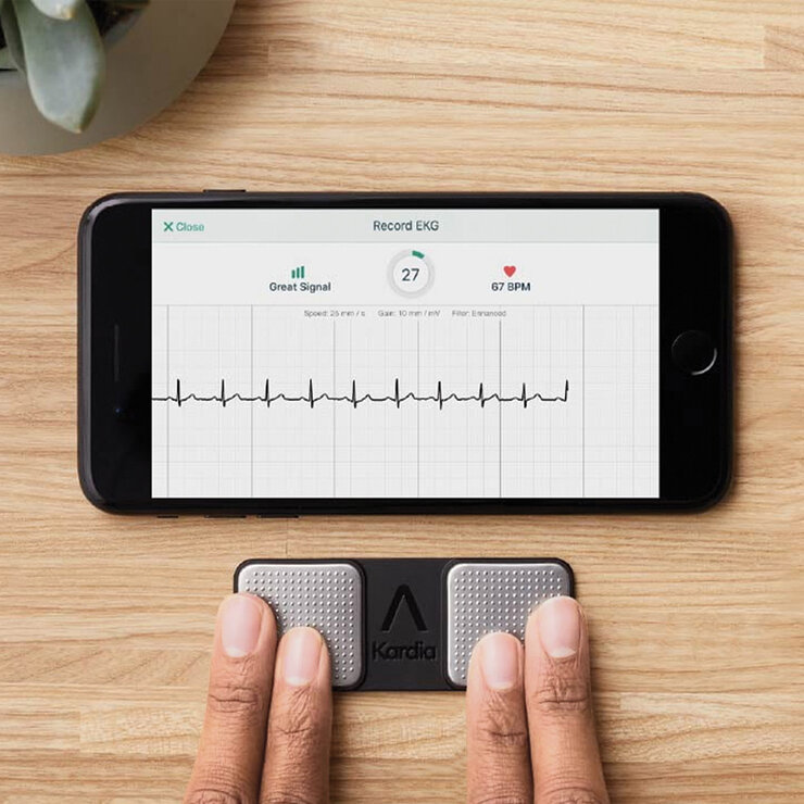 Omron KardiaMobile System transmisor y receptor de electrocardiograma