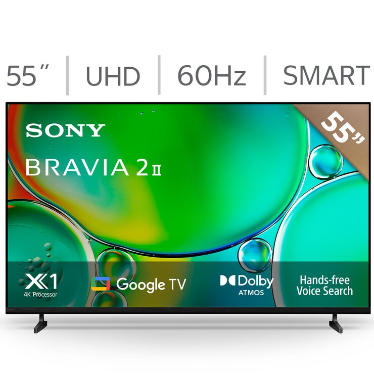 Sony Pantalla 55" BRAVIA II UHD 4K Google TV