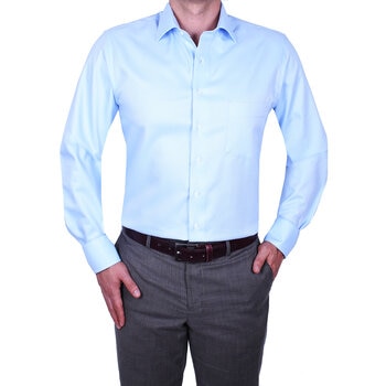 Emporio Colombo, Camisa para Caballero, Corte Slim y/o Regular, Color Azul, Varias Tallas