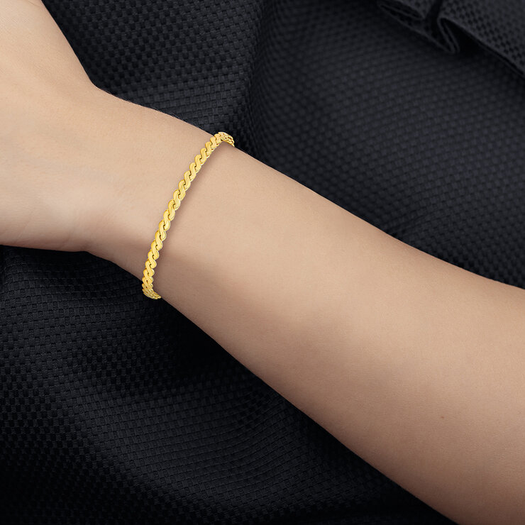 Pulsera, Eslabones Oro 14K