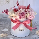 Alive, Bouquet Mix durazno, Caja Blanca, Duración 6 Meses.