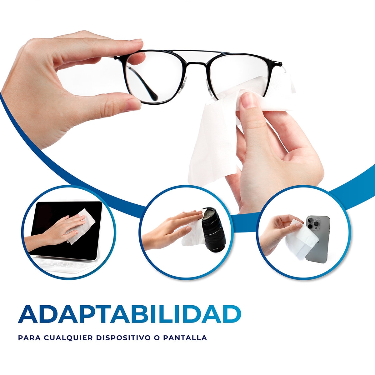 Optiwipes Toallitas Húmedas en Paquetes Individuales
