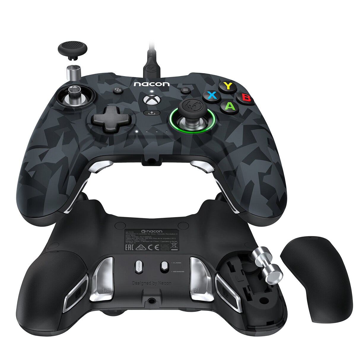 Nacon Revolution X Control Alámbrico para X-Box y PC 2 Pack