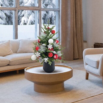 Árbol de Pino Decorado con Luces Centelleantes 91 cm Árbol de Pino Decorado con Luces Centelleantes 91 cm