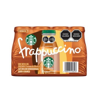 Starbucks Café con Leche Sabor a Caramelo 12 pzas de 280 ml