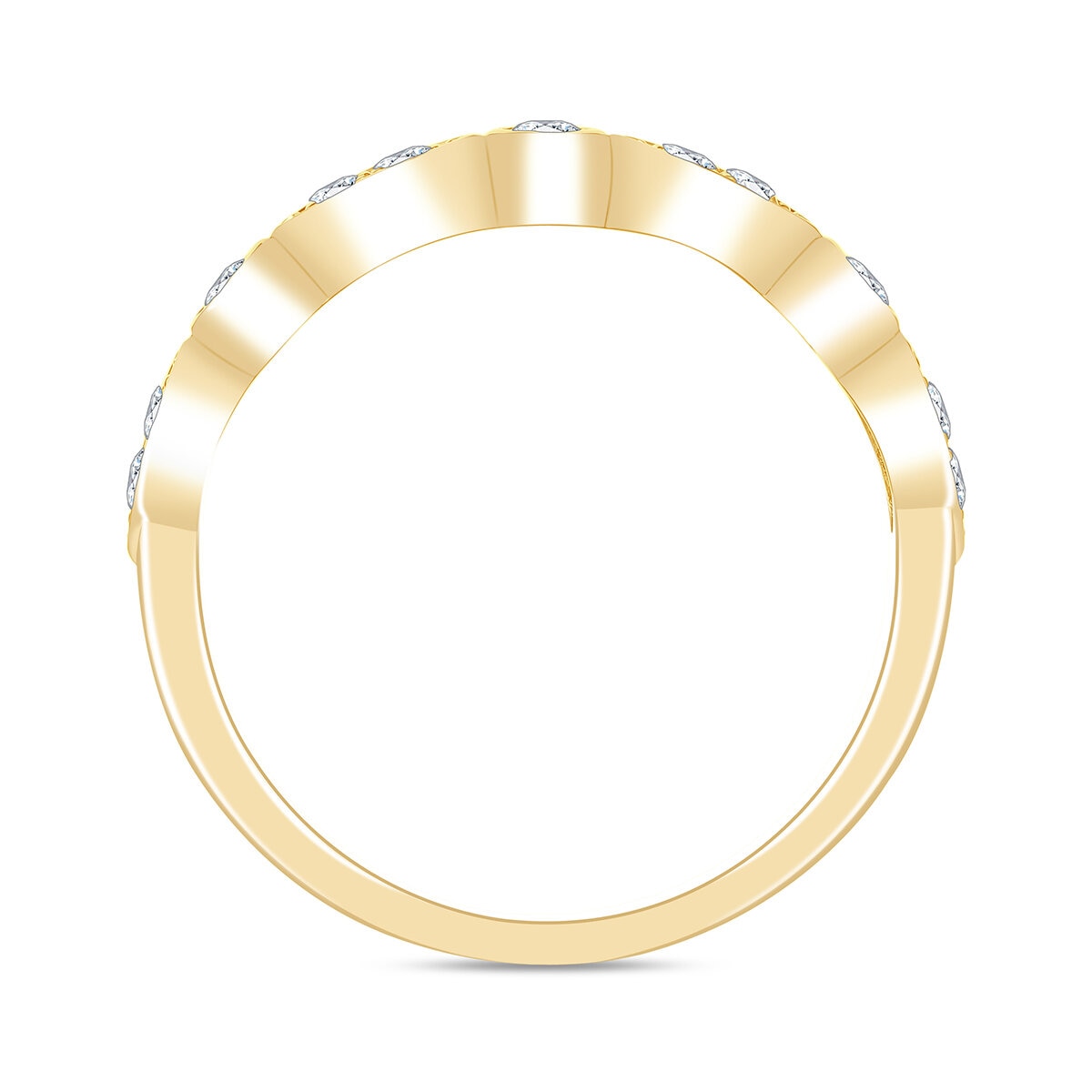 Anillo, Diamantes 0.23ctw, Oro Amarillo