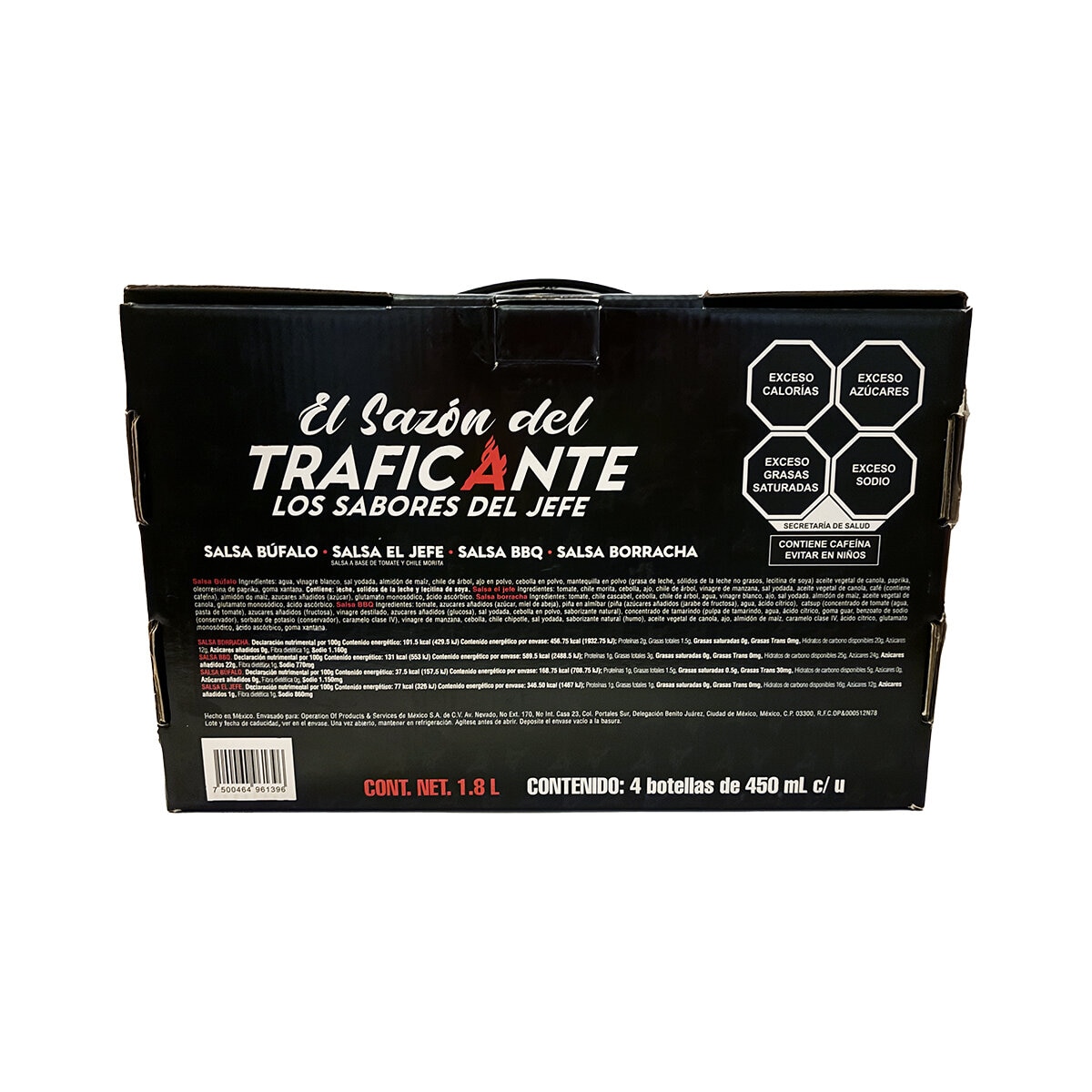 El Traficante Salsas 4/355 ml