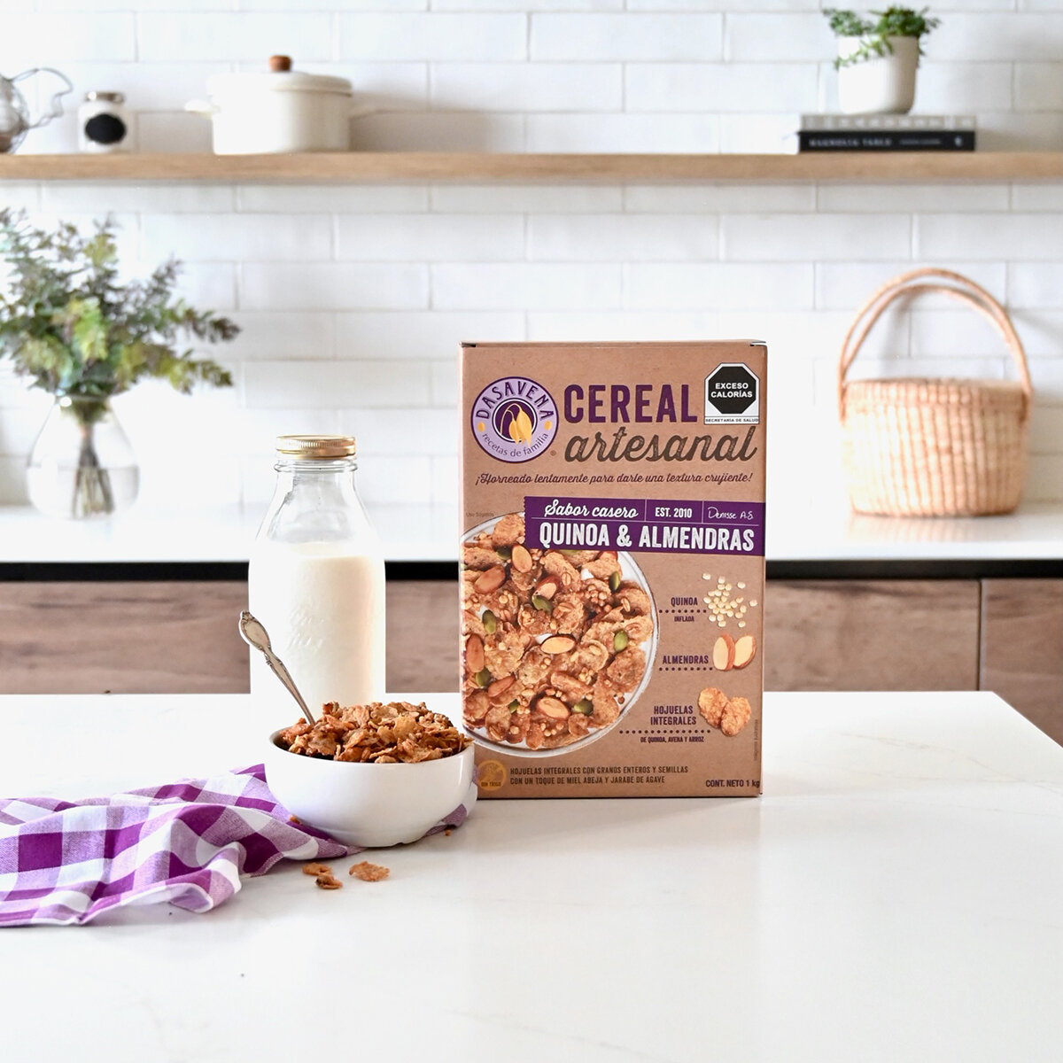 Dasavena Cereal Quinoa y Almendras 1 kg