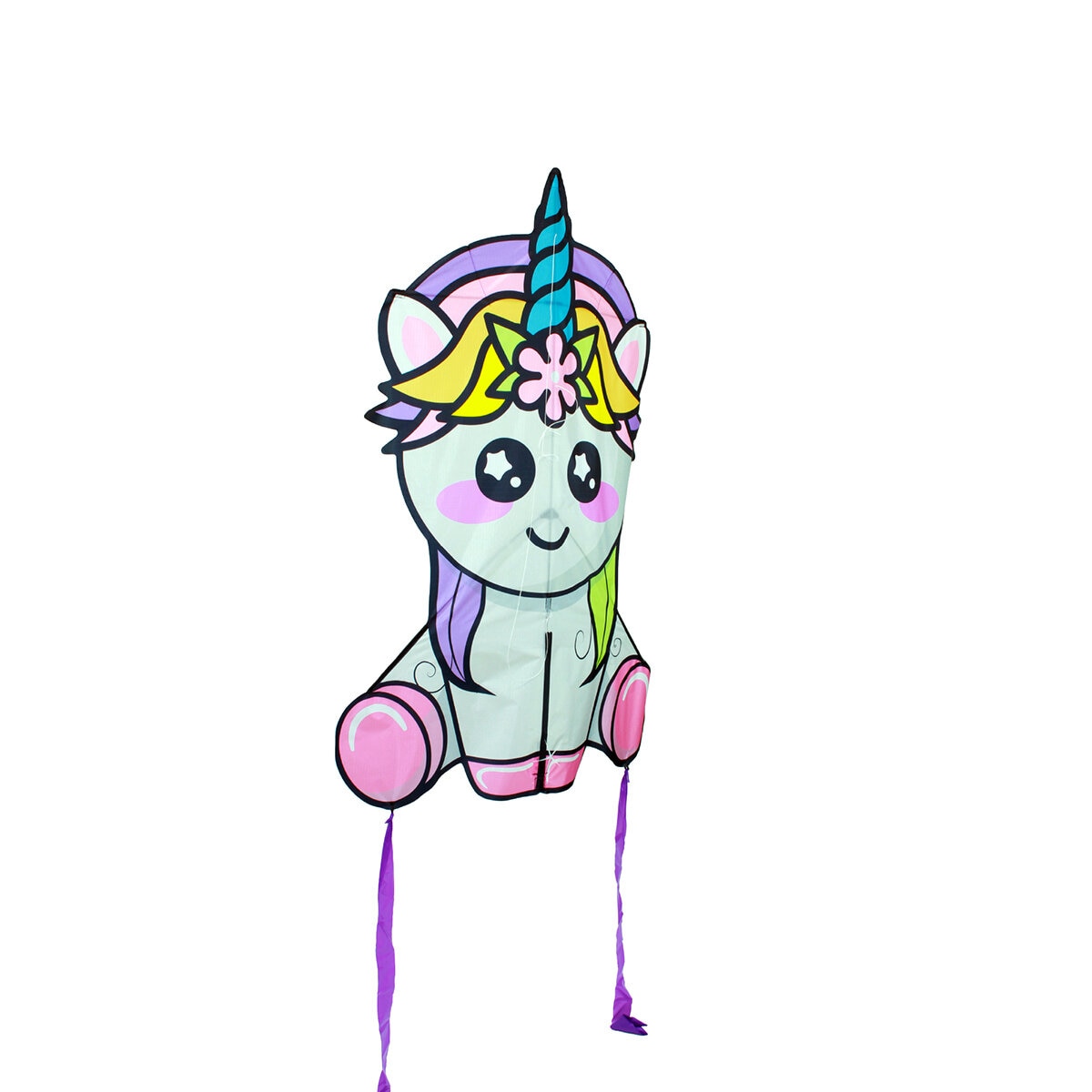 Brainstorm Papalote de Nylon Tamaño Gigante: Unicornio