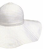 Sun & Sand, Sombrero de Trenza de Ala Grande en Varios Colores