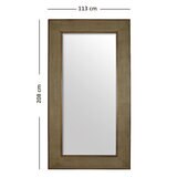 Luvi Home Espejo De Pie Fiocco Oro