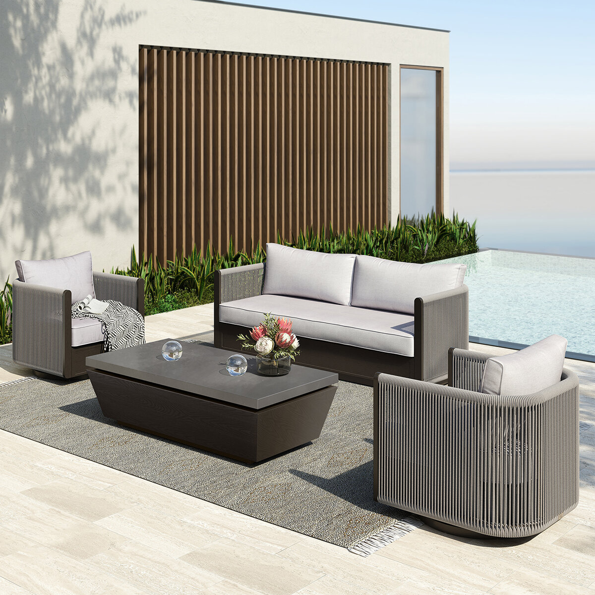 Grand Leisure, Vega Sala para Jardín de 4 Piezas