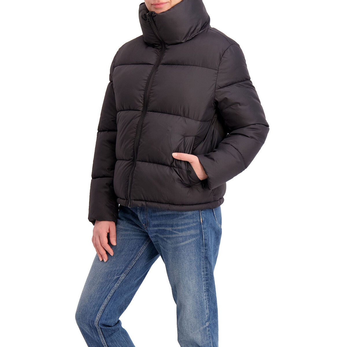 Hudson Chamarra para Dama Negro Extra Grande