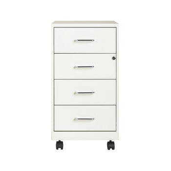 Hirsh Archivero con 4 Cajones Tamaño Carta Color Blanco