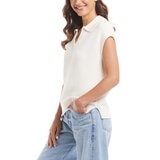 Weatherproof Vintage Suéter para Dama Blanco Mediana