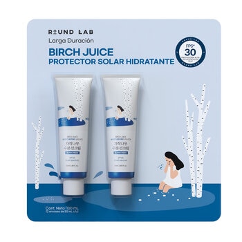Round Lab Protector Solar Birch Juice 2 pzas