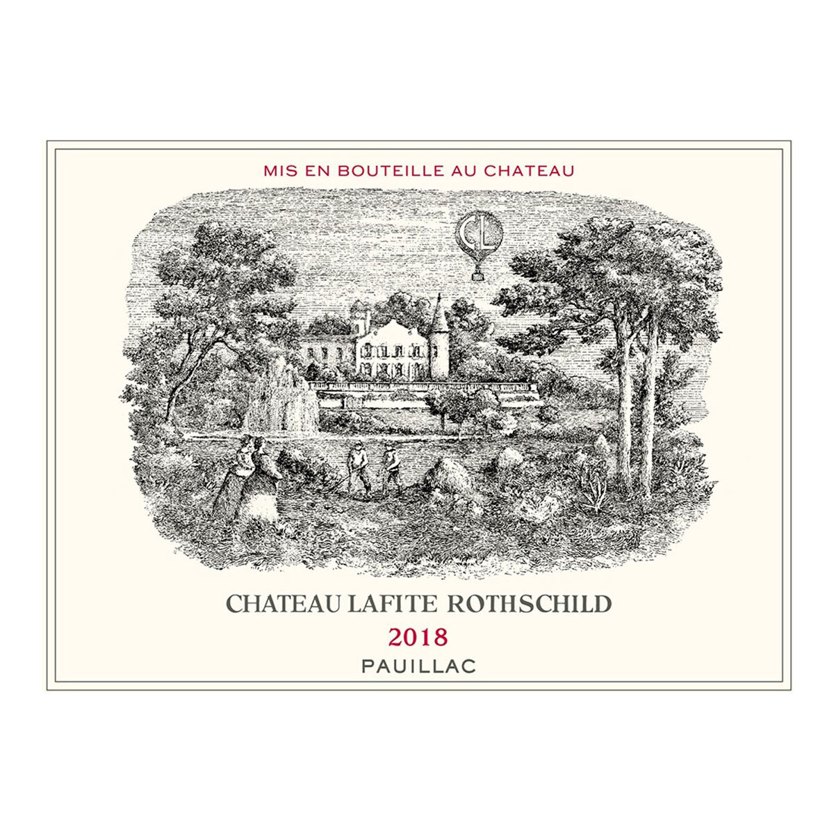 Vino Tinto Chateau Lafite Rothschild 2018 750ml