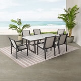 Agio, Trinity Juego de Comedor para Patio de 7 Piezas