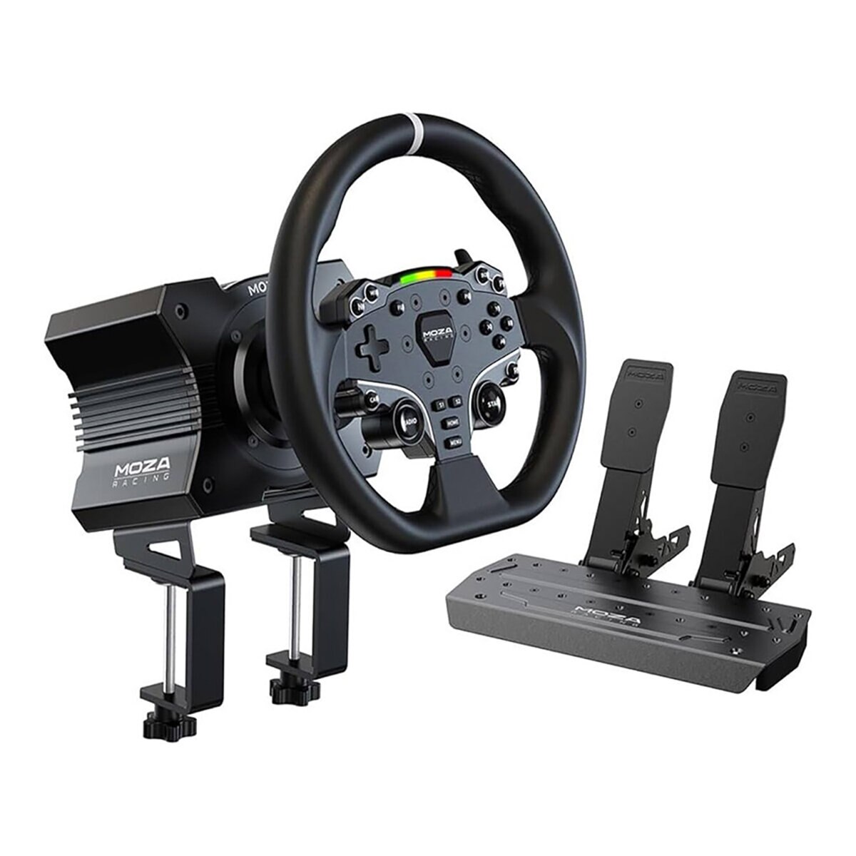 Volante Moza Racing R5 y Pedales