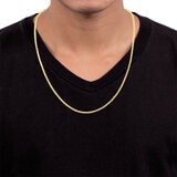 Cadena para Caballero, 60.96cm, Oro Amarillo 14K