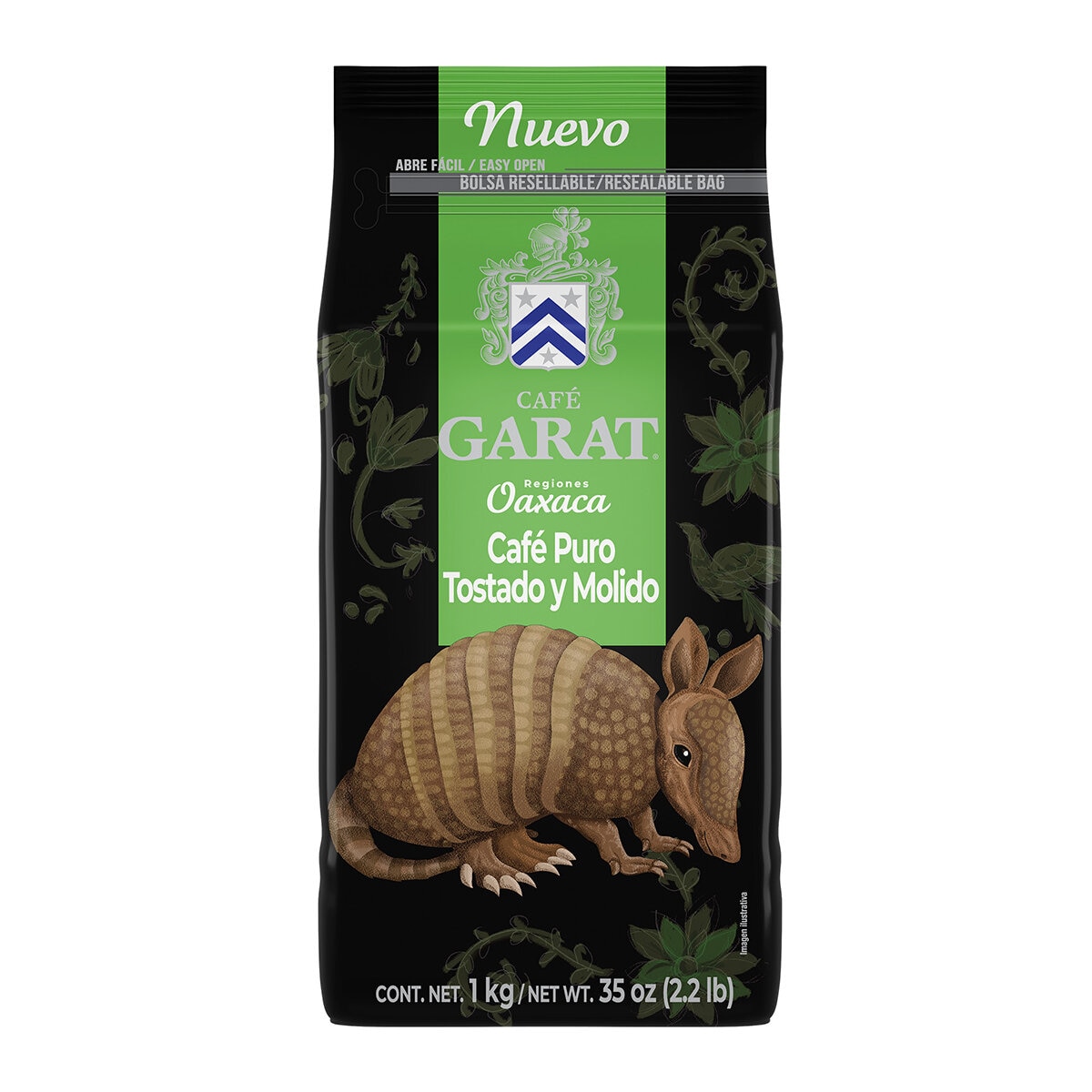 Garat Regiones Oaxaca Café Puro Tostado y Molido 1 kg Garat Regiones Oaxaca Café Puro Tostado y Molido 1 kg
