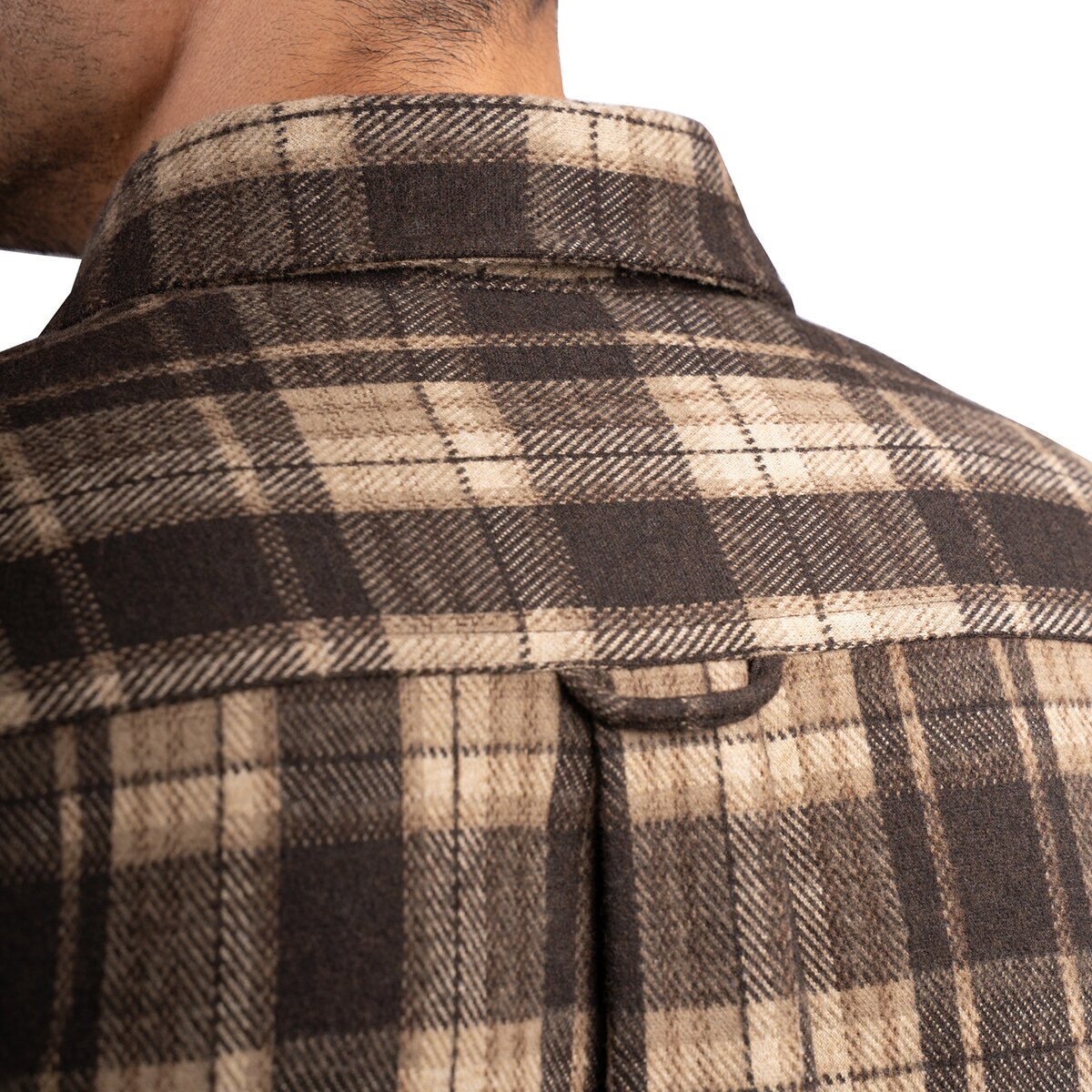 Jachs Camisa para Caballero Café Mediana
