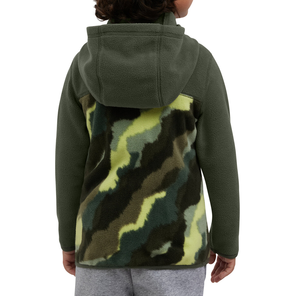 Lands' End Sudadera para Niños y Niñas Verde 5 Años